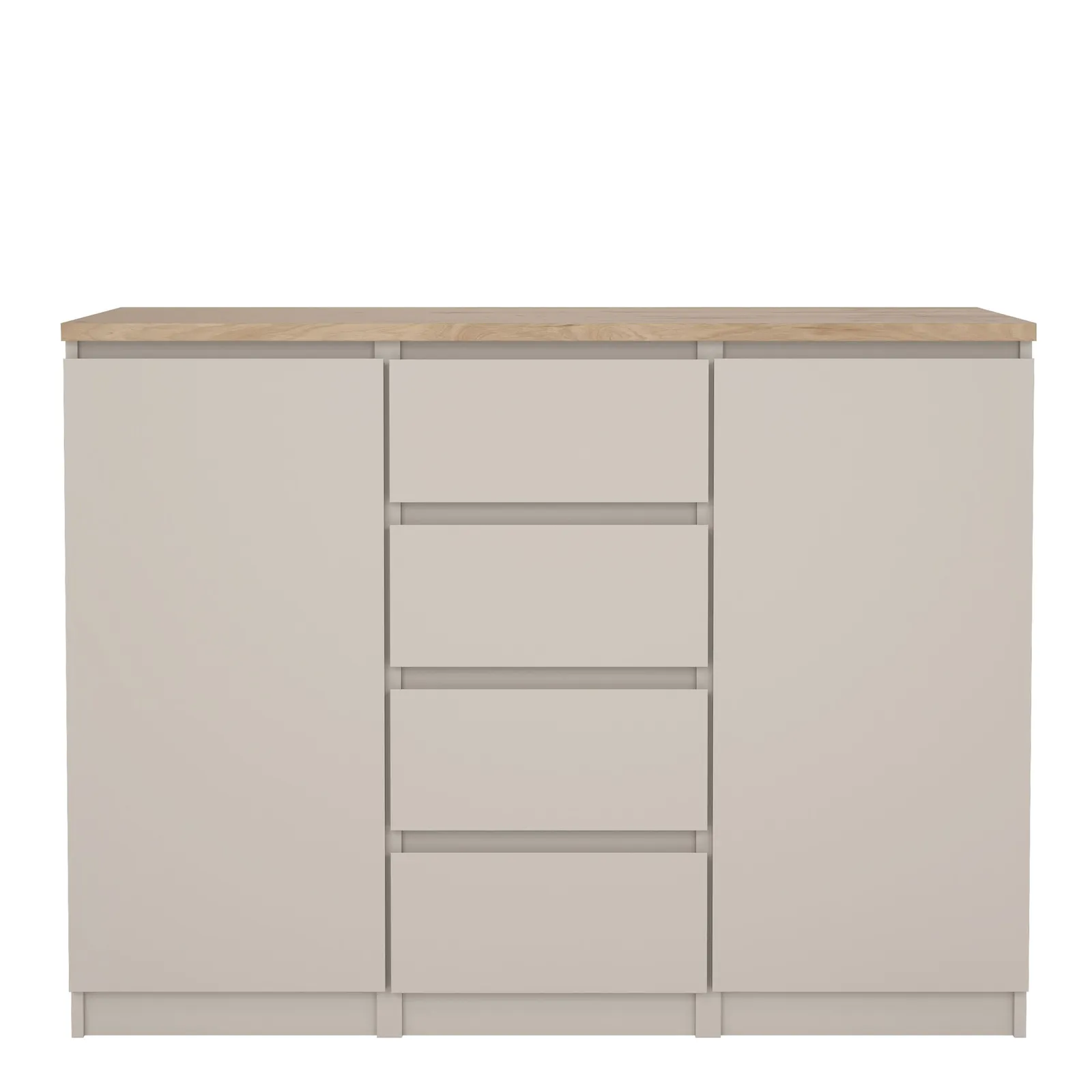 Furniture To Go Naia Sideboard 4 Drawers 2 Doors in Beige 2