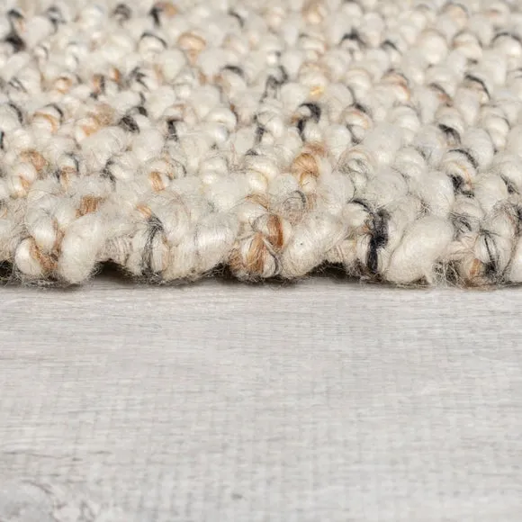 Flecked Braided Wool Rug 4