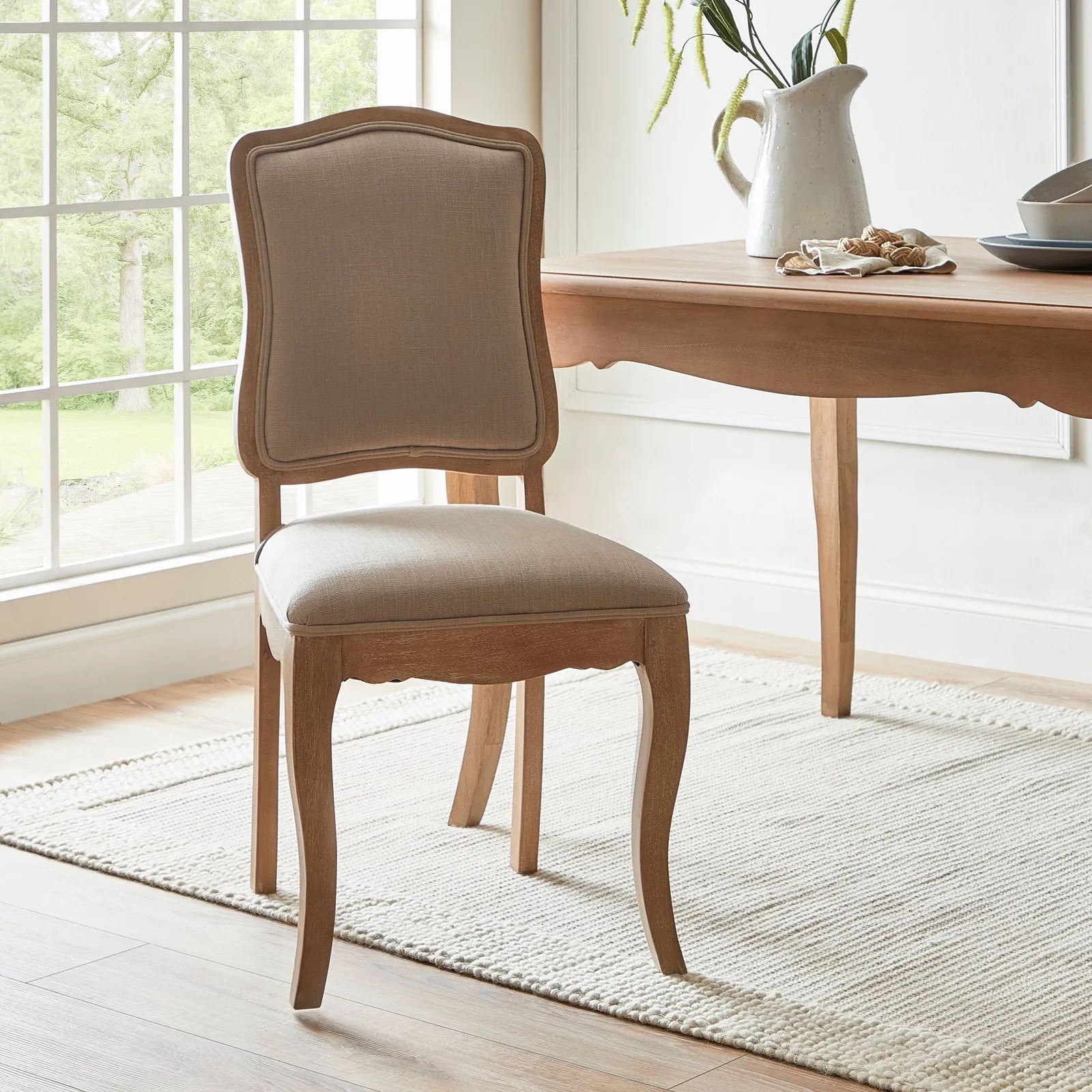 Giselle Set of 2 Dining Chairs Natural