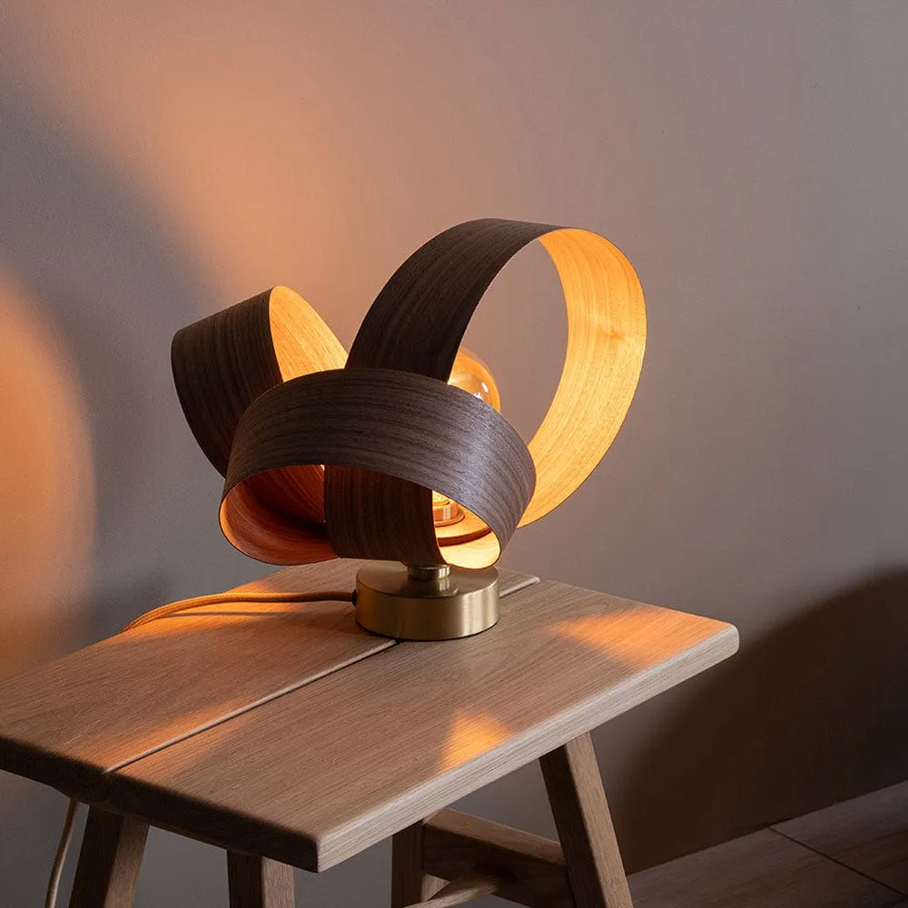 Tom Raffield Verso Table Lamp Walnut 4