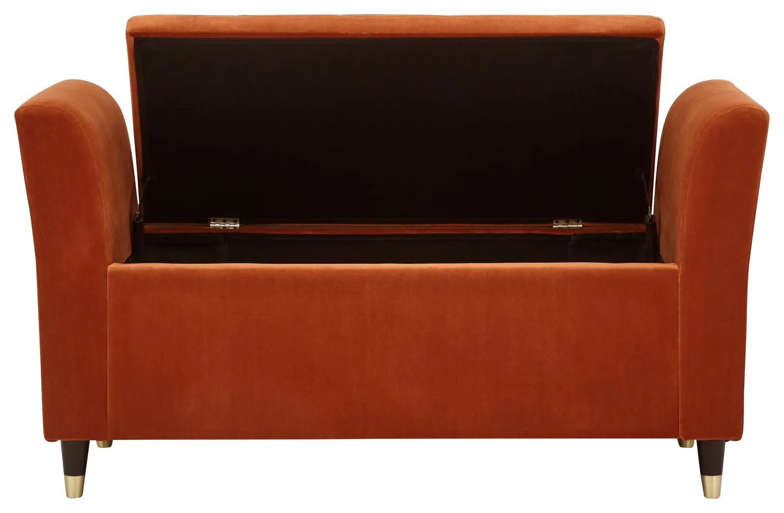 GFW Genoa Velvet Window Seat in Orange 5