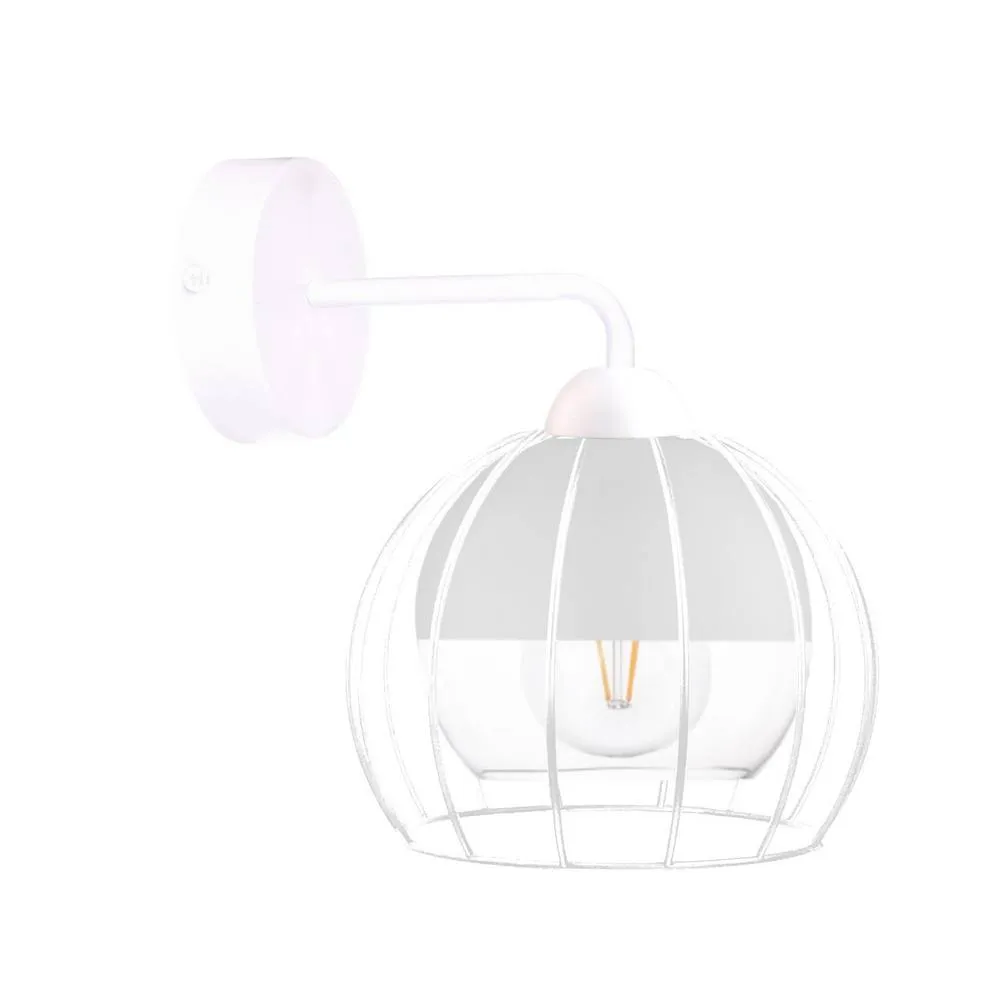 Netlighting Solo Wall Lamp White 25cm 1x E27