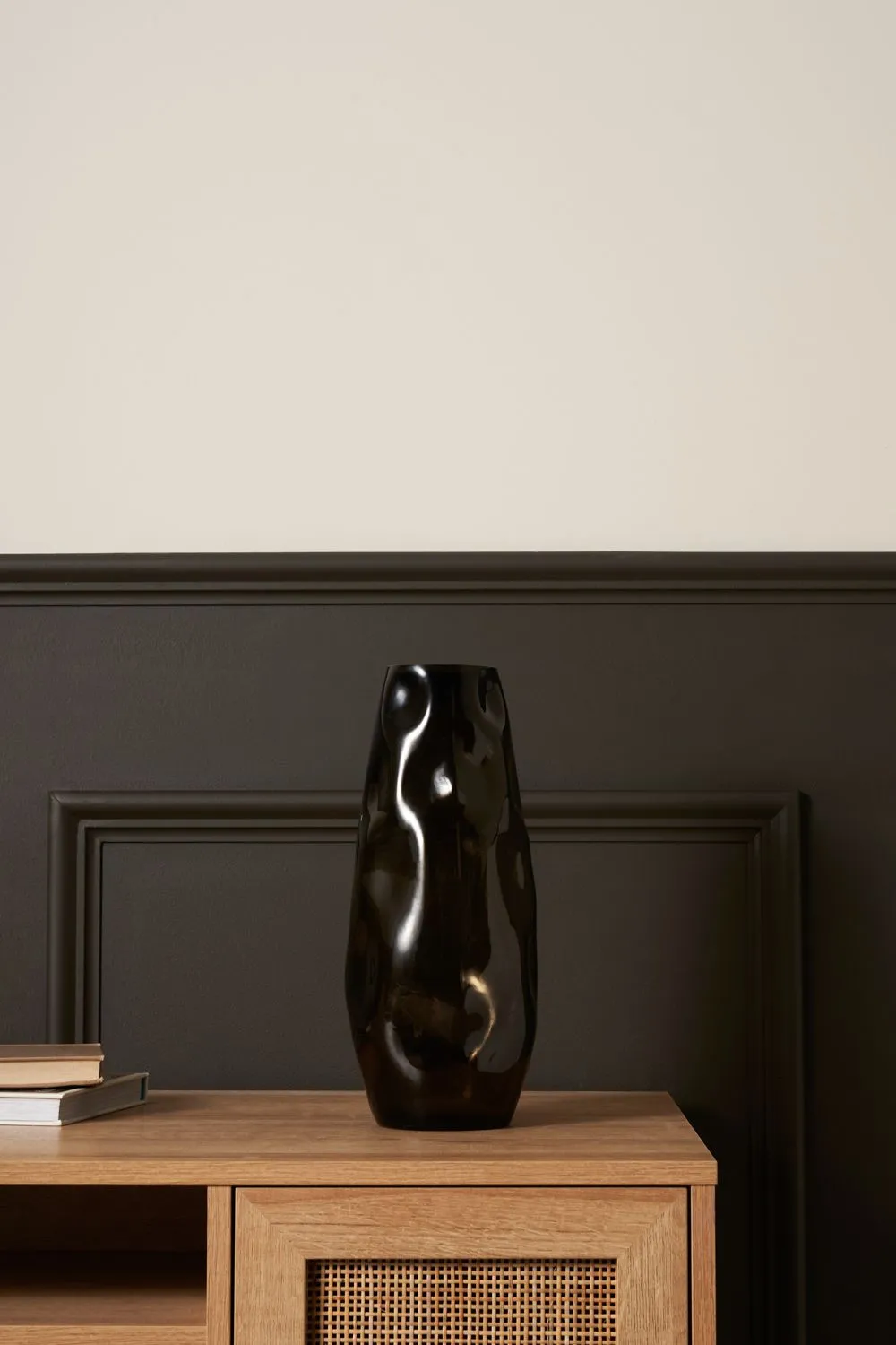BHS Ombre Glass Vase in Grey 2