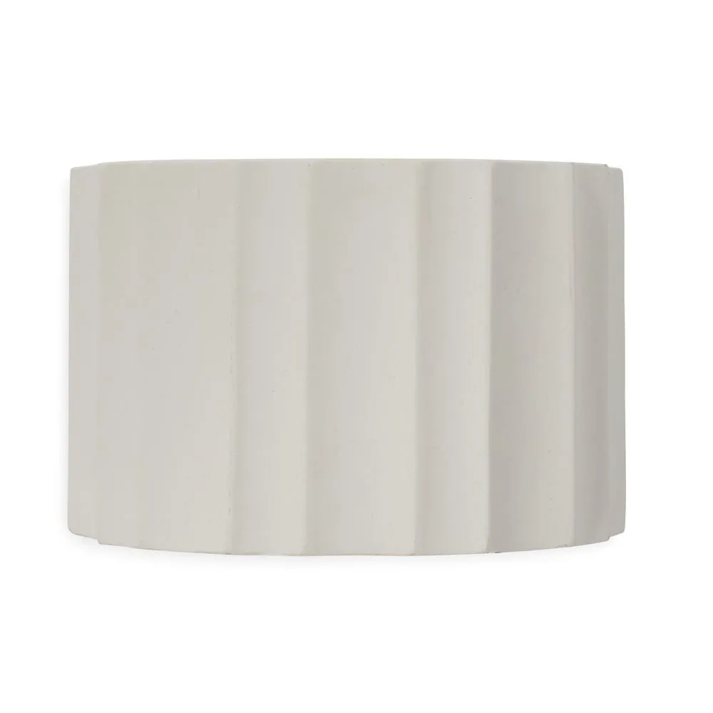 Heal's Scalloped Plaster Wall Light