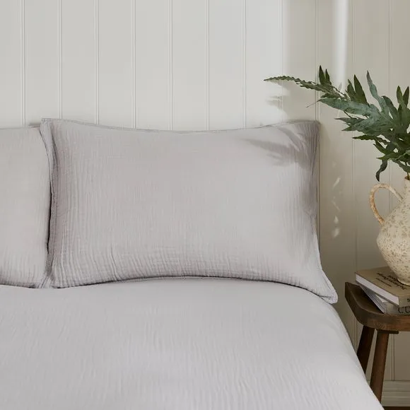 Cotton Muslin Duvet Cover and Pillowcase Set 2