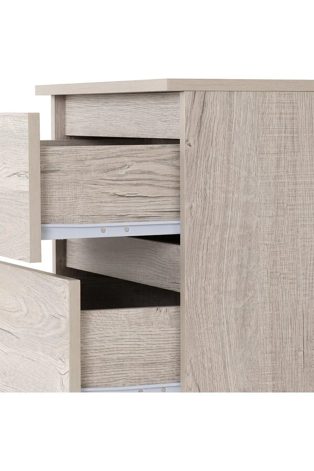 Seconique Malvern 5 Drawer Narrow Chest in Light Stone 5