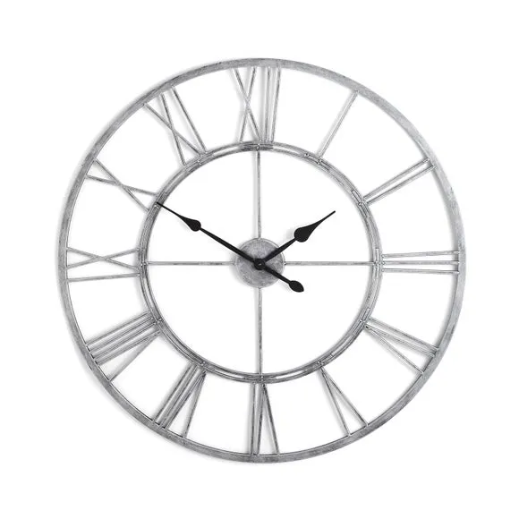 Chrome Skeleton Indoor Outdoor Wall Clock 5