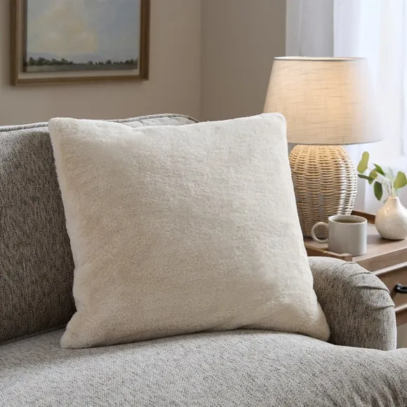 Double Sided Faux Fur Square Cushion 1