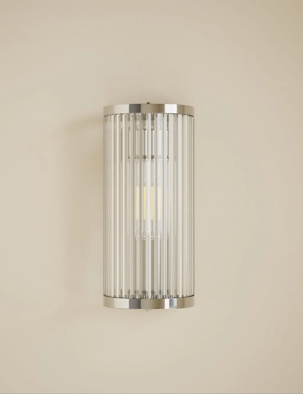 M&S Monroe Wall Light Silver