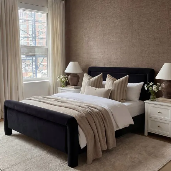 Leonnie Textured Bed Frame