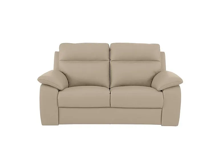 Pepino 2 Seater Leather Sofa - Torello Fango