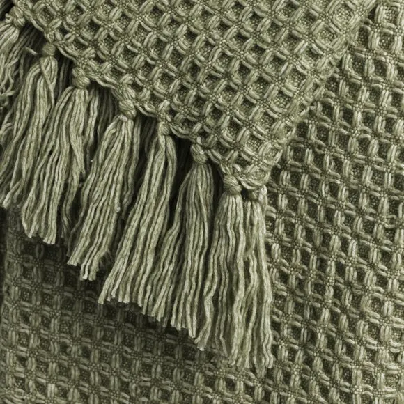 Chunky Waffle Throw Blanket 4