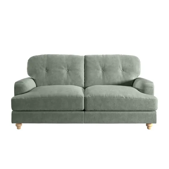 Martha Vintage Velvet 2 Seater Sofa 2