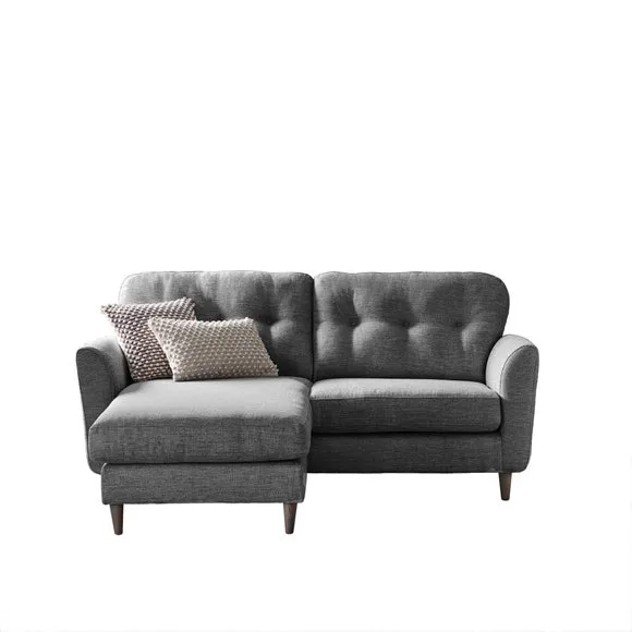 Sven Tonal Weave Reversible Corner Chaise Sofa 2