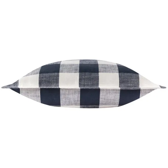 Yard Chesil Check Outdoor Cotton Square Cushion Cover 4
