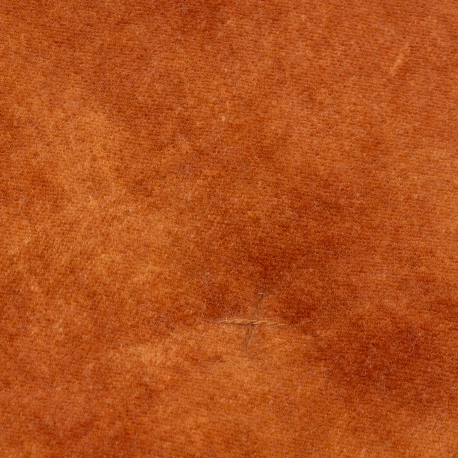 Yard Jaye Fringed Cotton Velvet Bedspread in Burnt Orange 5