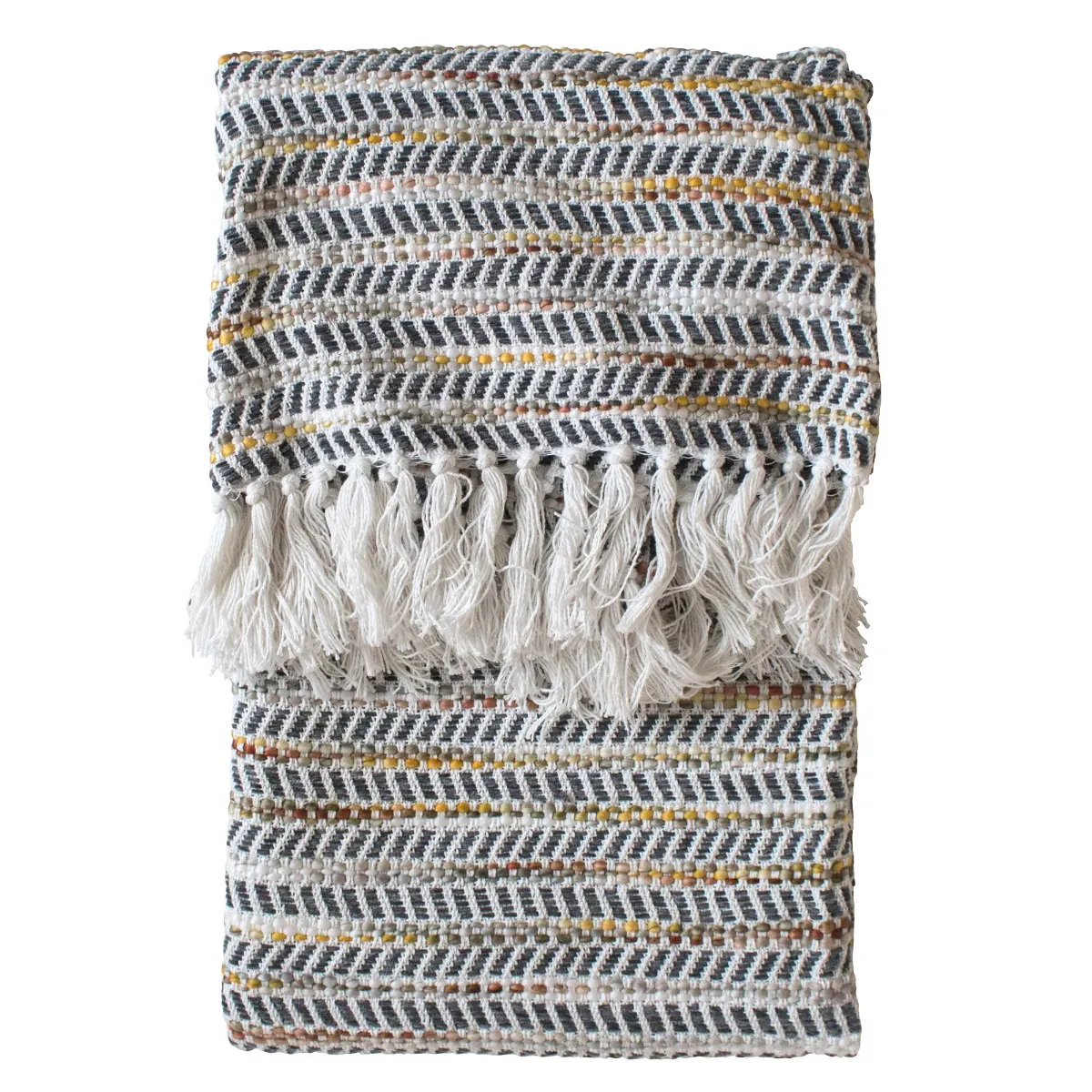 Striped Throw, Ochre