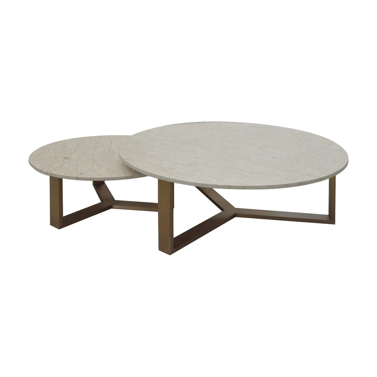 Besson Coffee Table Set, Round Marble | Barker & Stonehouse 3