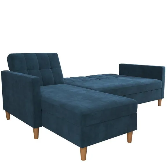 Hartford Chenille Corner Double Sofa Bed 2