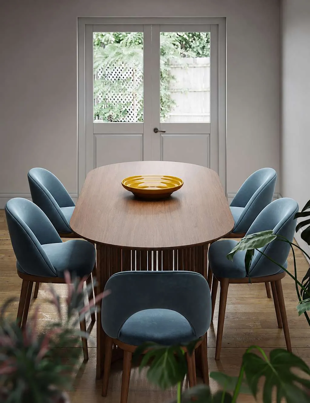 Corndell Kingsbridge Dining Chair Blue