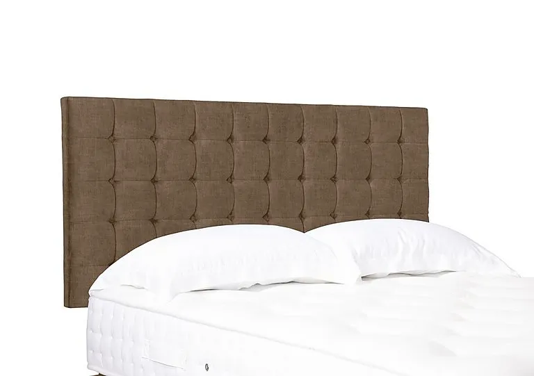 Artisan Collection Dot Standard Strutted Headboard - Single - Lace Caramel