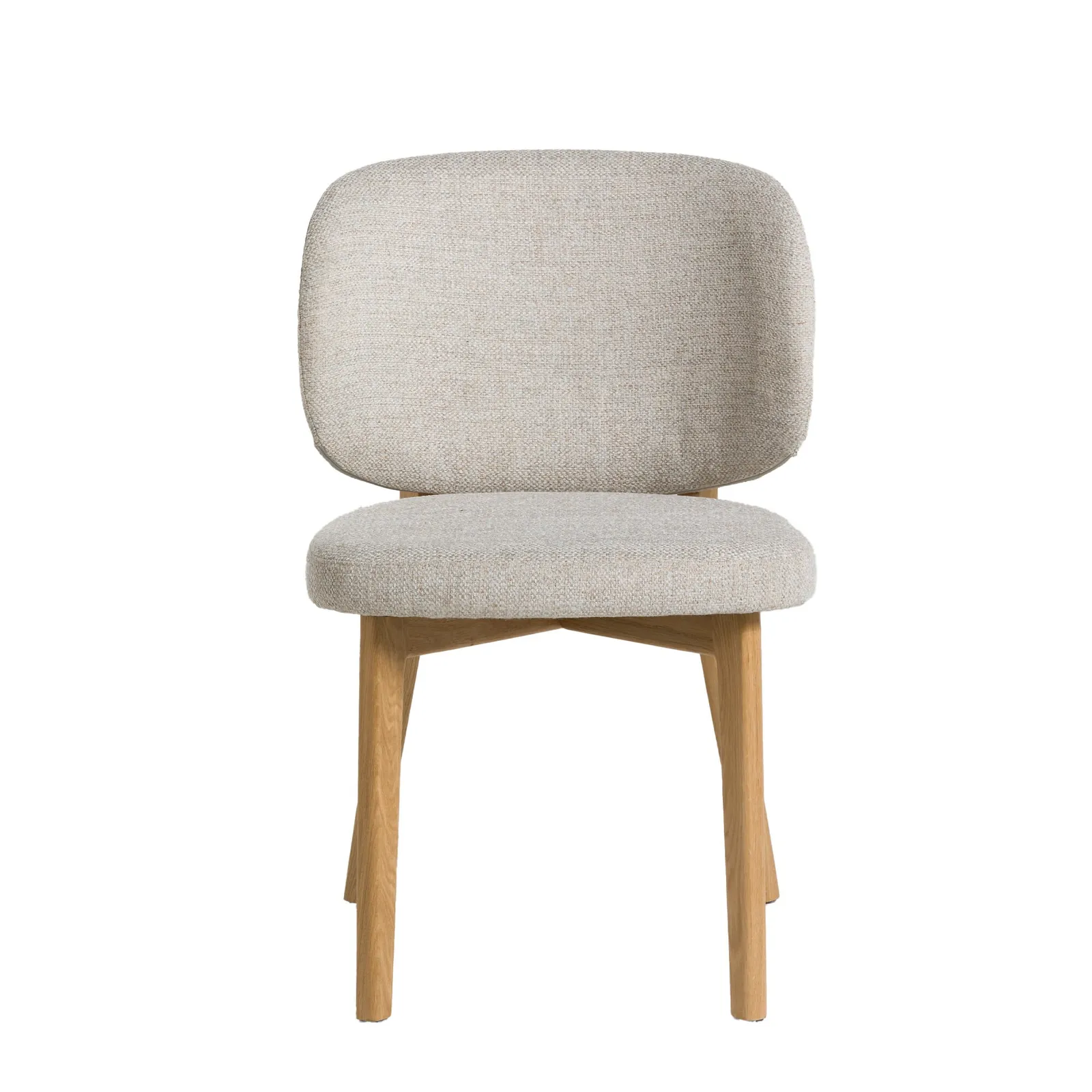 Salla Dining Chair, Neutral Fabric | Barker & Stonehouse 3