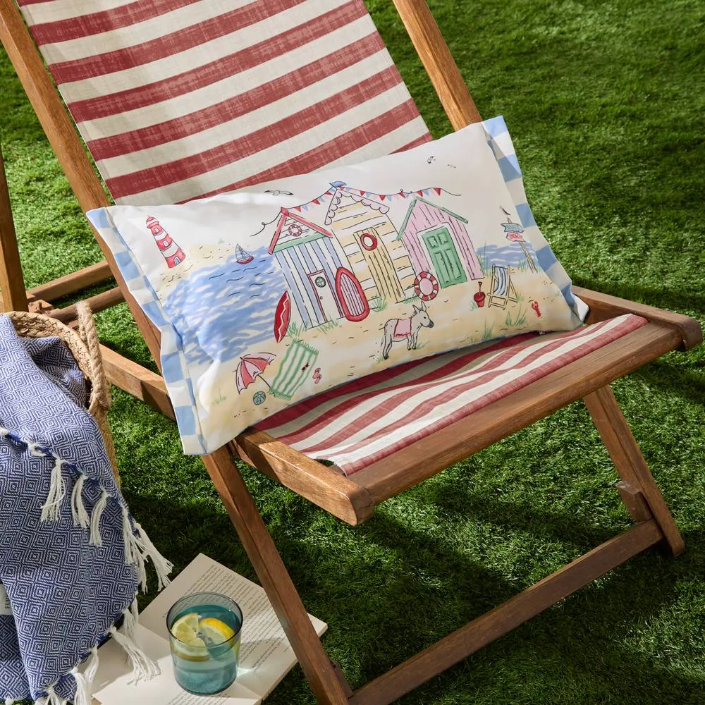 Furn Beach Huts Rectangular Outdoor Cushion
