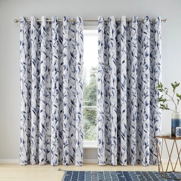Zen Blackout Eyelet Curtains 2