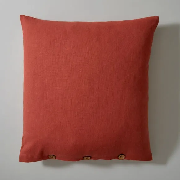 Cotton Linen Square Cushion Cover 2
