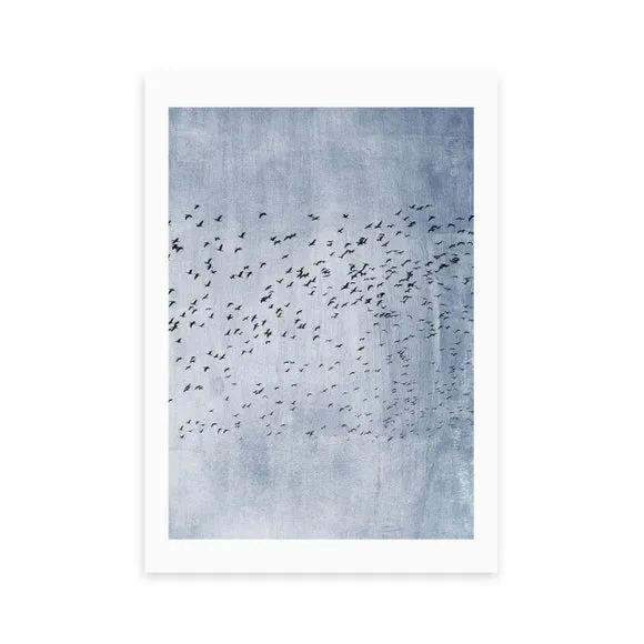 East End Prints Moving On Blue Print 2