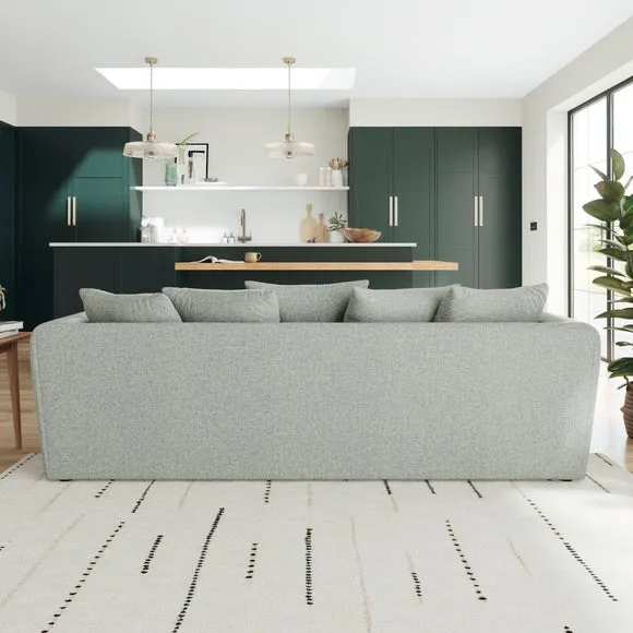 Blake Basket Weave Texture 4 Seater Sofa 3