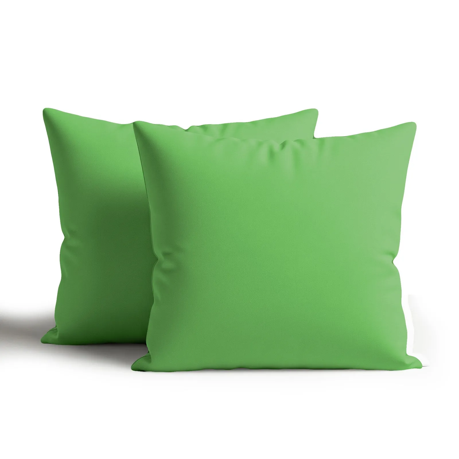 Snug City Waterproof Outdoor Garden Patio Cushion Cover & Inner Square Pack Of 2 in Light Green