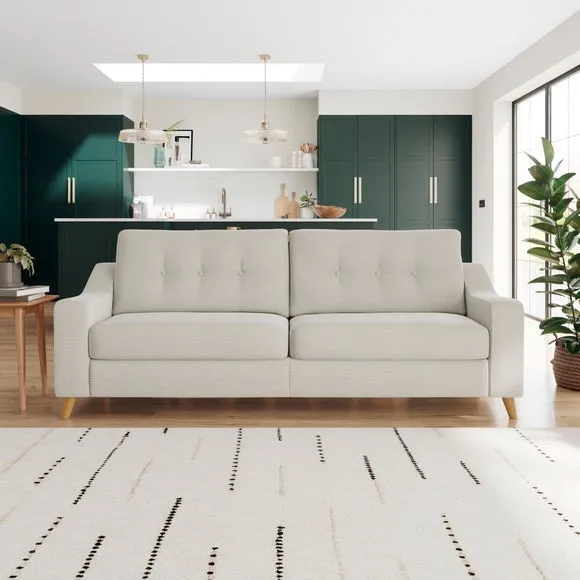 Baxter II Soft Texture Chenille 4 Seater Sofa