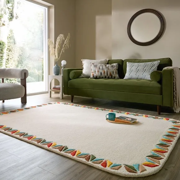 Reverie Border Wool Rug 1