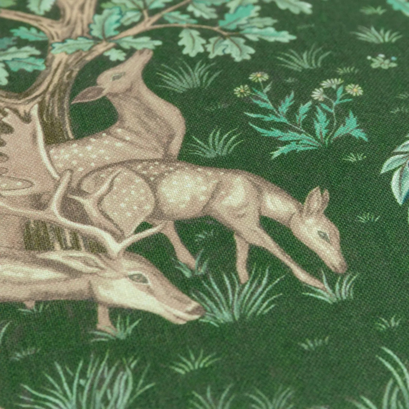 Morris & Co The Brook Printed Outdoor Cushion in Green 4