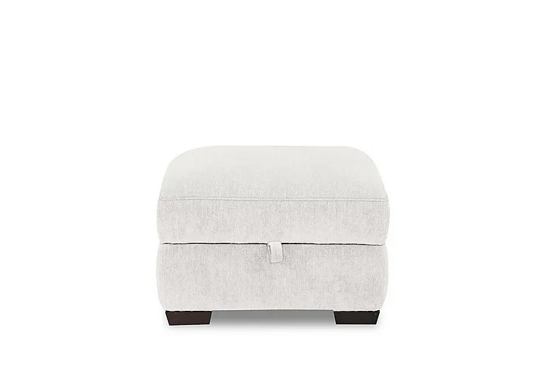 Saffron Fabric Storage Footstool