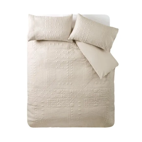 Catherine Lansfield Folkstone Geo Duvet Cover & Pillowcase Set 5