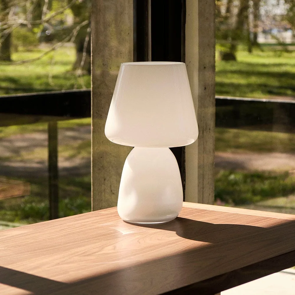 HAY Apollo Glass Table Lamp Shade White 4
