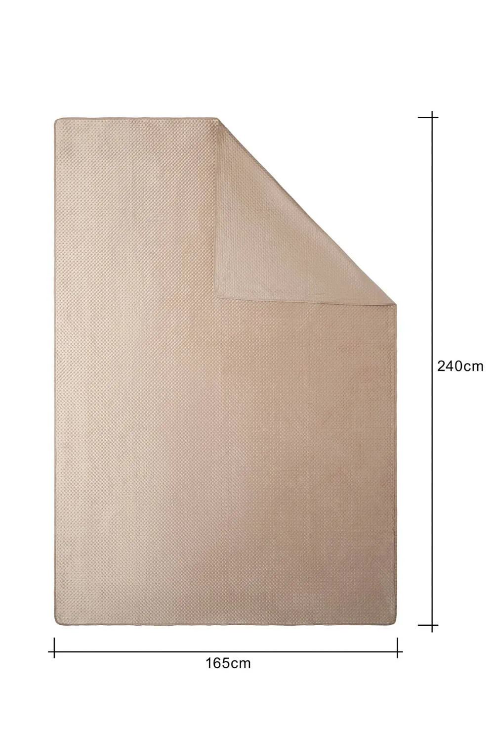 BHS Liso Bedspread in Natural 3