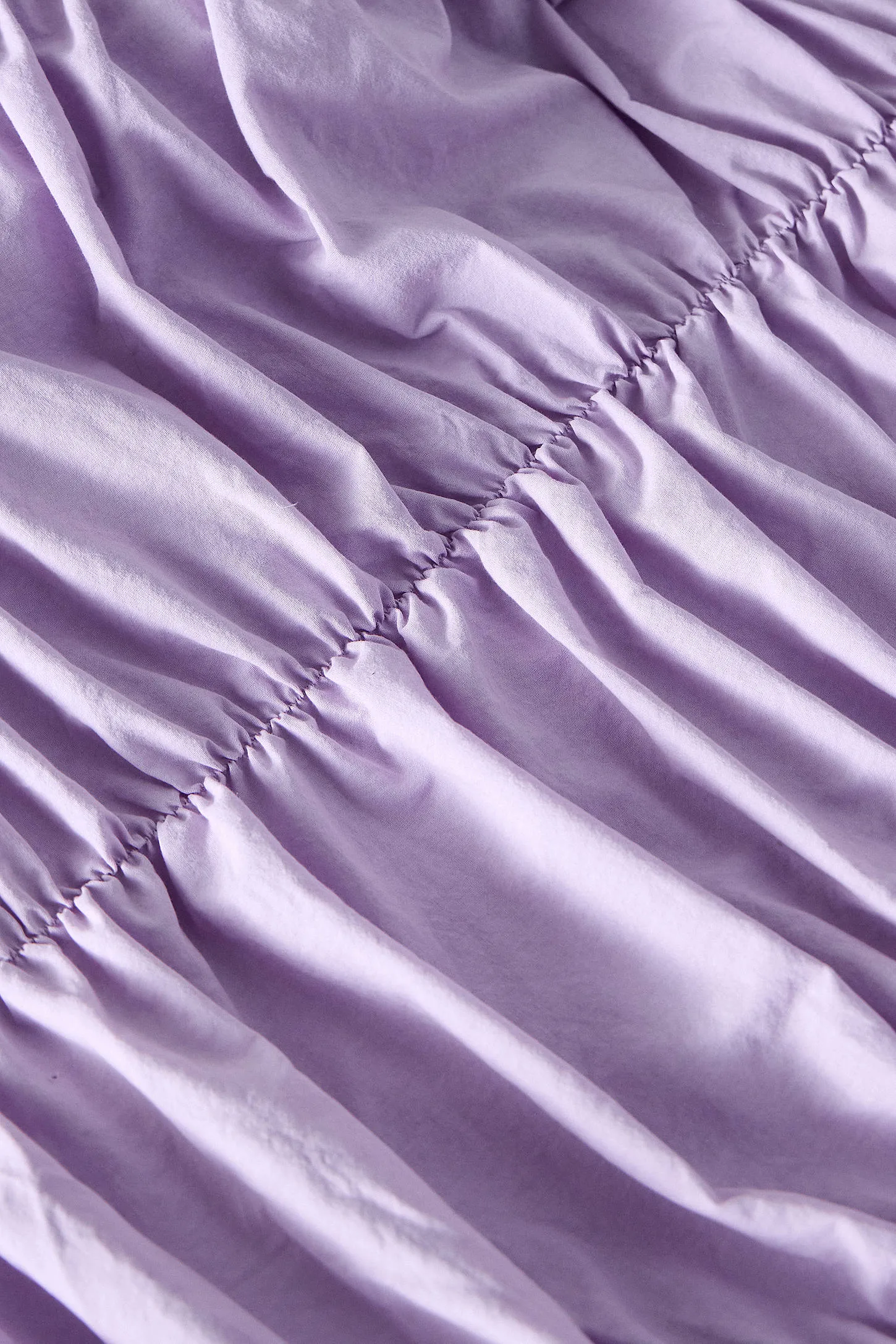 Cinched Duvet Set - Light Purple 3