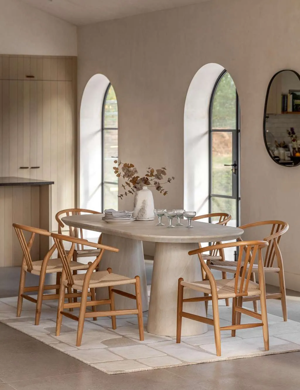Gallery Direct Pedra 8 Seater Dining Table Natural