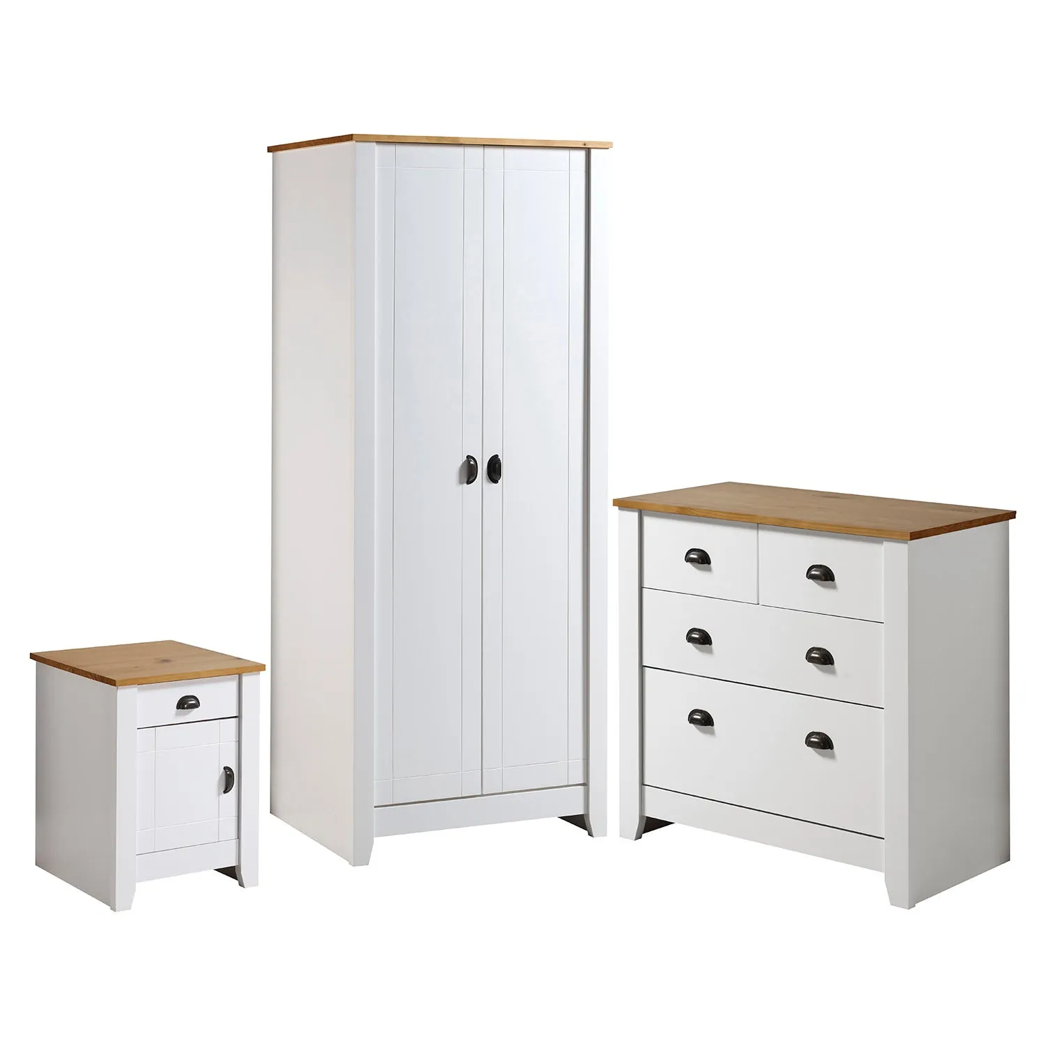 Ludlow White Bedroom Furniture Set White