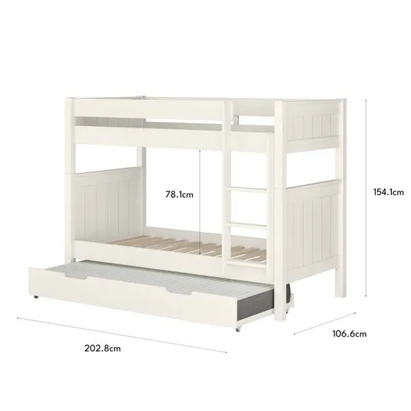 Classic Bunk Bed With Open Trundle 6