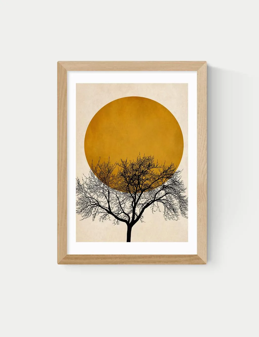 East End Prints Winter Morning by Kubistika Framed Art Print Natural