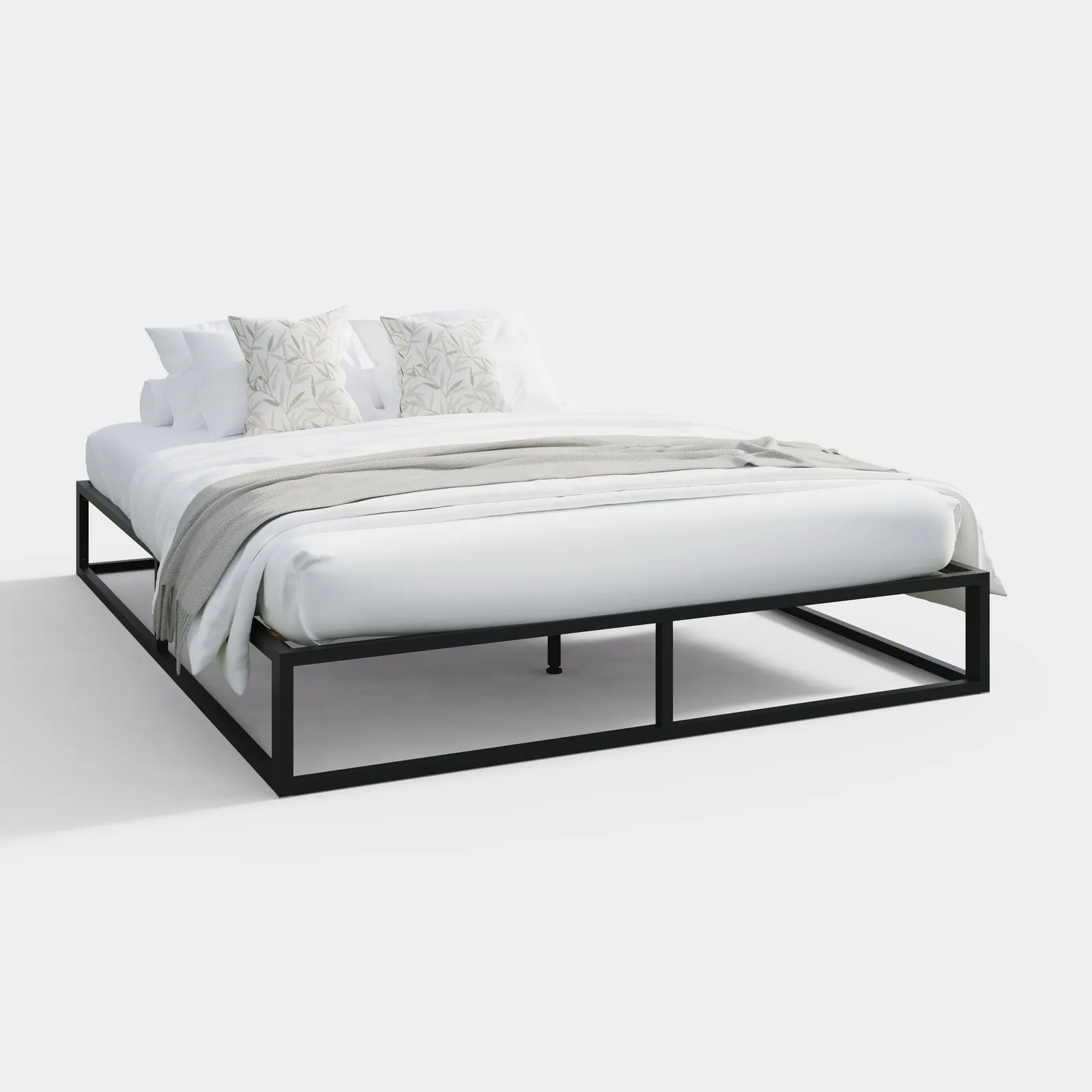 GFW Platform Bedframe in Black 2