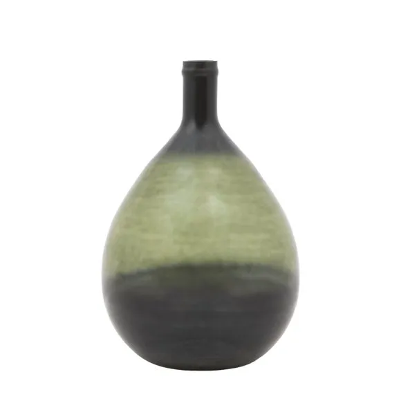 Crossland Grove Sevran Giant Glass Bottle Vase Olive 640Mm, Green 5