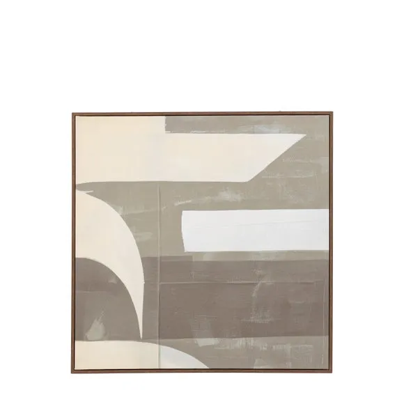Cedar & Sage Concreta Abstract Framed Canvas 3