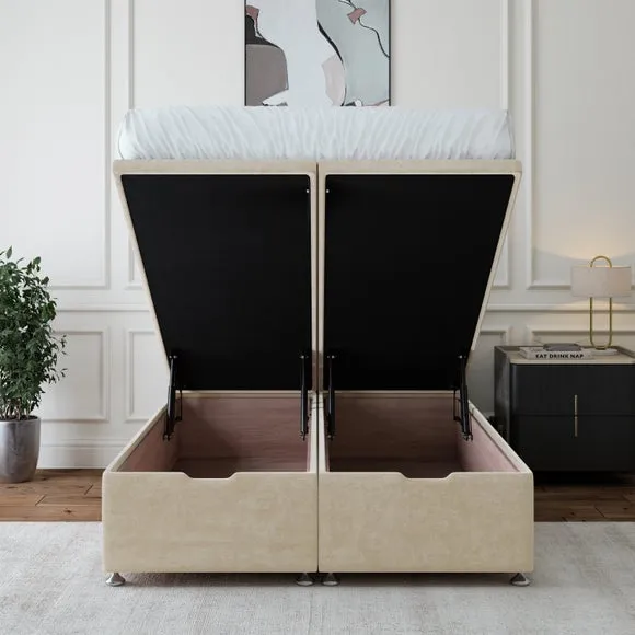 Plush Chenille End of Bed Ottoman Base 4