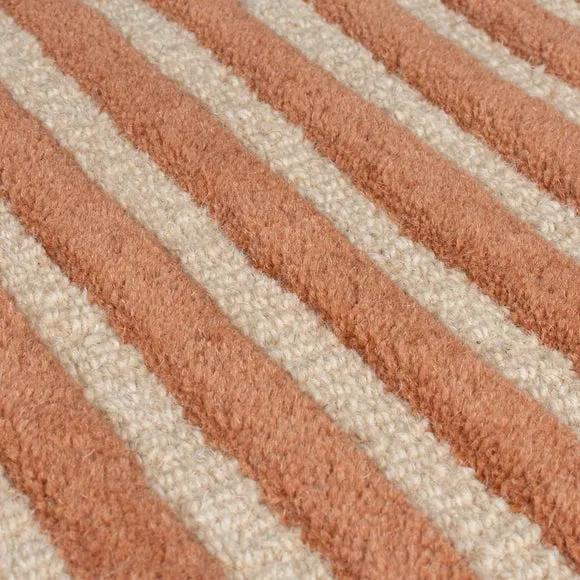 Lozenge Abstract Shaped Wool Rug 2