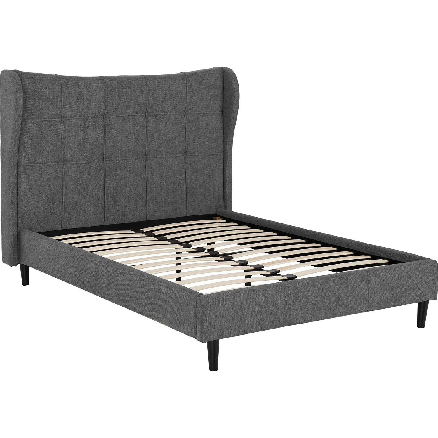 Seconique Verona 4'6" (Double) Bed in Grey 3